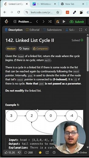 Leetcode 142 - Linked List Cycle 2 – Find Start Node of Loop