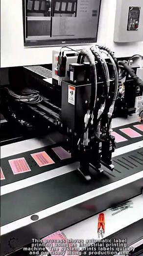 Label Printing Work Tool Using Industrial Label Printing Machine #worktool