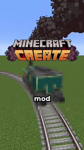 How to make a Train with the Create Mod #minecraft #minecraftmods #createmod