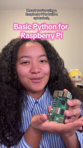 Here’s a basic introduction to Python for Raspberry Pis. A lot of people have started using Raspberry Pis for their cyberdecks. It is one of the easiest programming languages to learn. Here, we’re not using any electrical components yet, but we talk about Python and some basic control structures. #python #raspberryPi #cyberdeck #womenInStem #learnToCode
