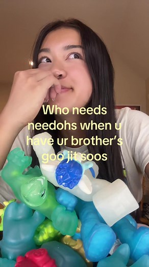 Goo Jit Zu Squishy ASMR - Needohs vs. Brother's Toys