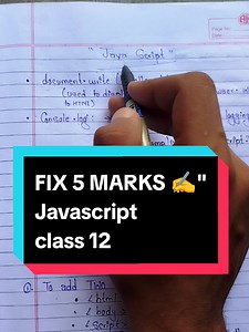 Class 12 JavaScript: Fix 5 Marks | Beginner's Complete Guide